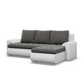 Bianco Grafite Corner Sofa Bed