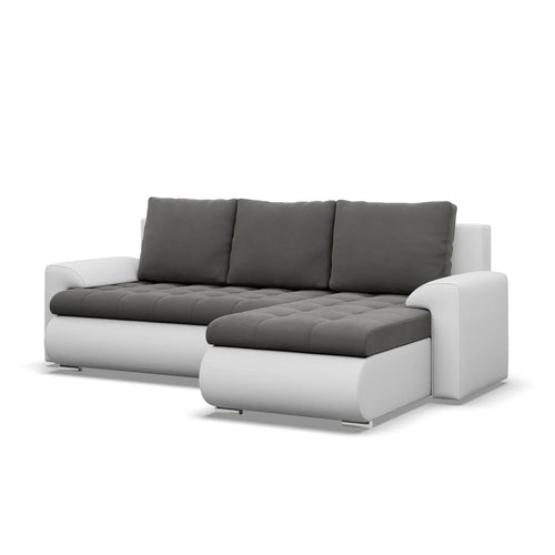 Bianco Grafite Corner Sofa Bed