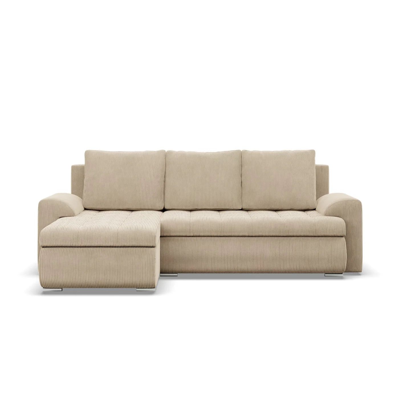 Latte Corner Sofa Bed