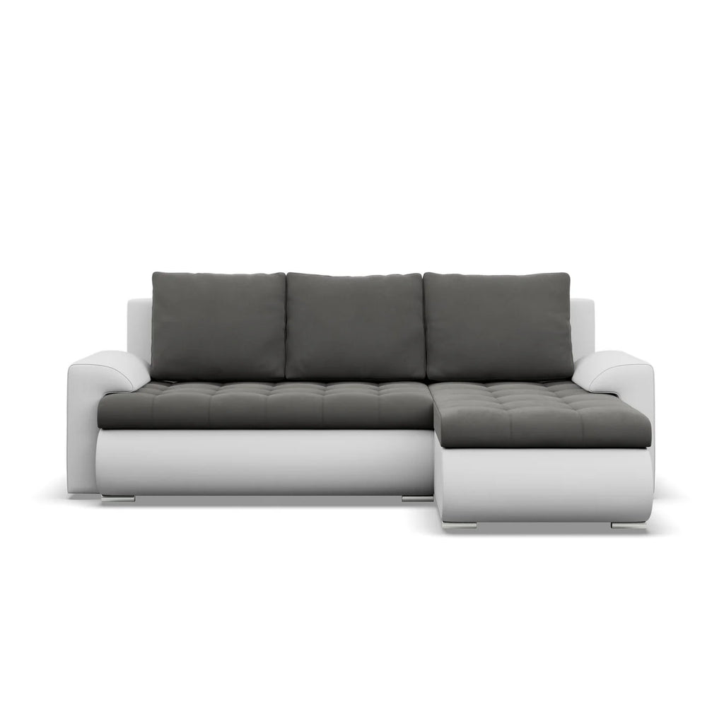Bianco Grafite Corner Sofa Bed
