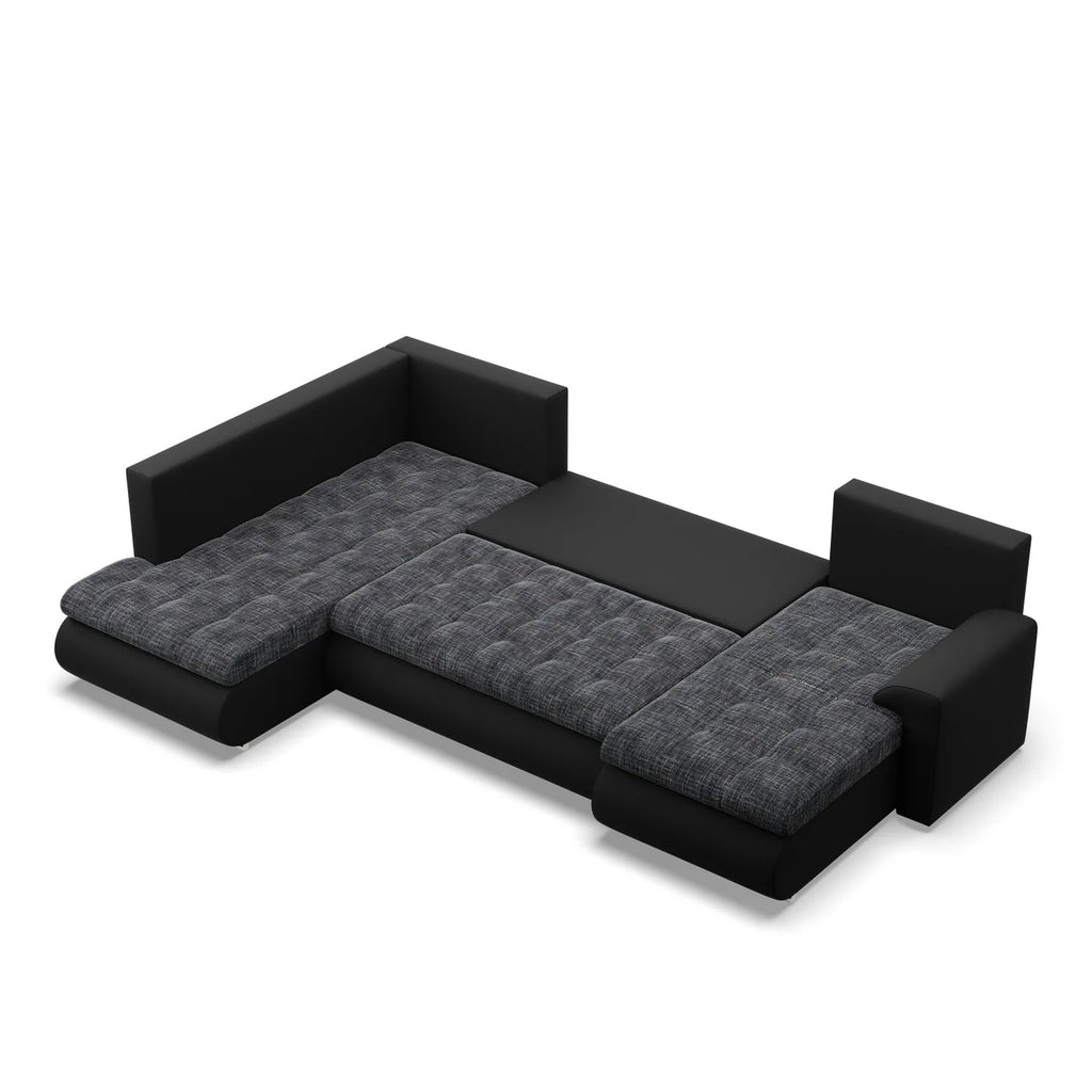 Nero Maxi U-Shaped Sectional