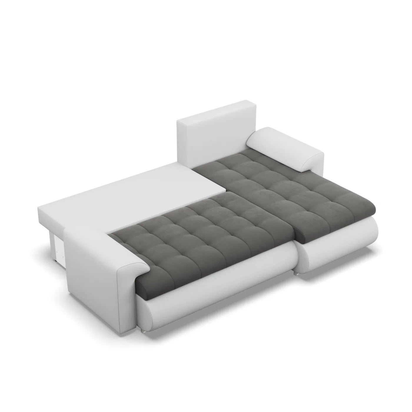 Bianco Grafite Corner Sofa Bed